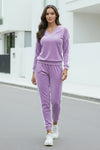 Trening din catifea DUO Lila