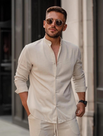 Set Camasa+Pantalon Tip In Bej