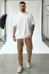 Pantaloni LXV Cappucino