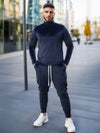 Set Catifea PREMIUM Street Bleumarin