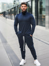 Set Catifea PREMIUM Street Bleumarin