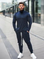 Set Catifea PREMIUM Street Bleumarin