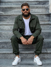 Compleu Cargo Street Kaki+ Tricou Cadou