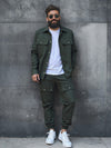 Compleu Cargo Street Kaki+ Tricou Cadou