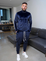 Set Catifea PREMIUM Street Bleumarin