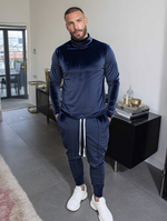 Set Catifea PREMIUM Street Bleumarin