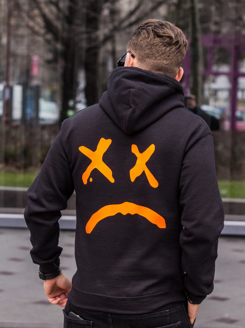 Hanorac Sad Face Black