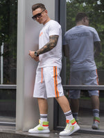 Pantaloni LS Orange Neon