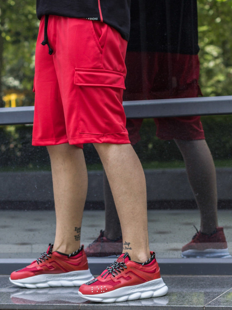 Pantaloni Scurti POLI Red