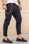 Pantaloni de in 3 sferturi CHAIN Blue