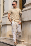 Pantaloni de in STRIPE