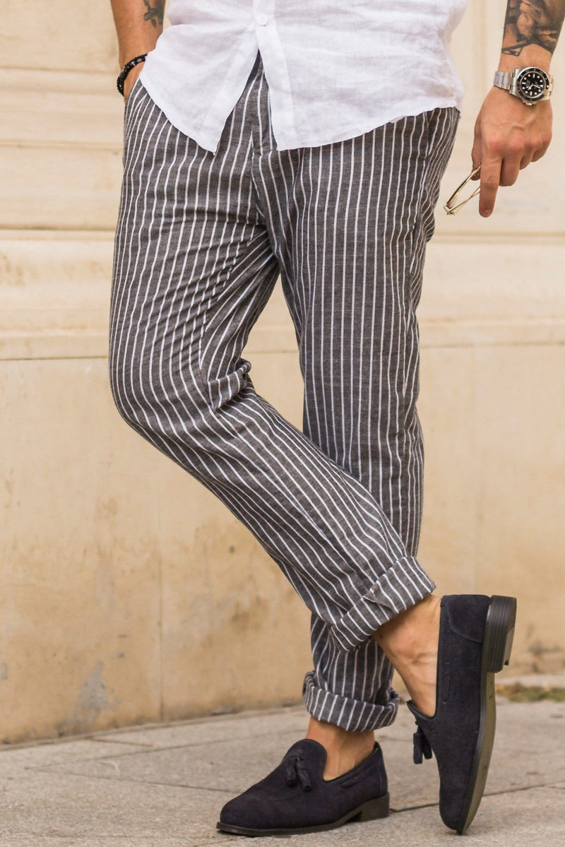 Pantaloni casual in grey