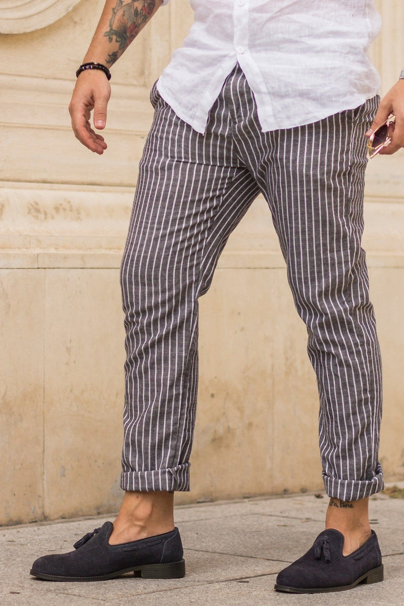 Pantaloni casual in grey