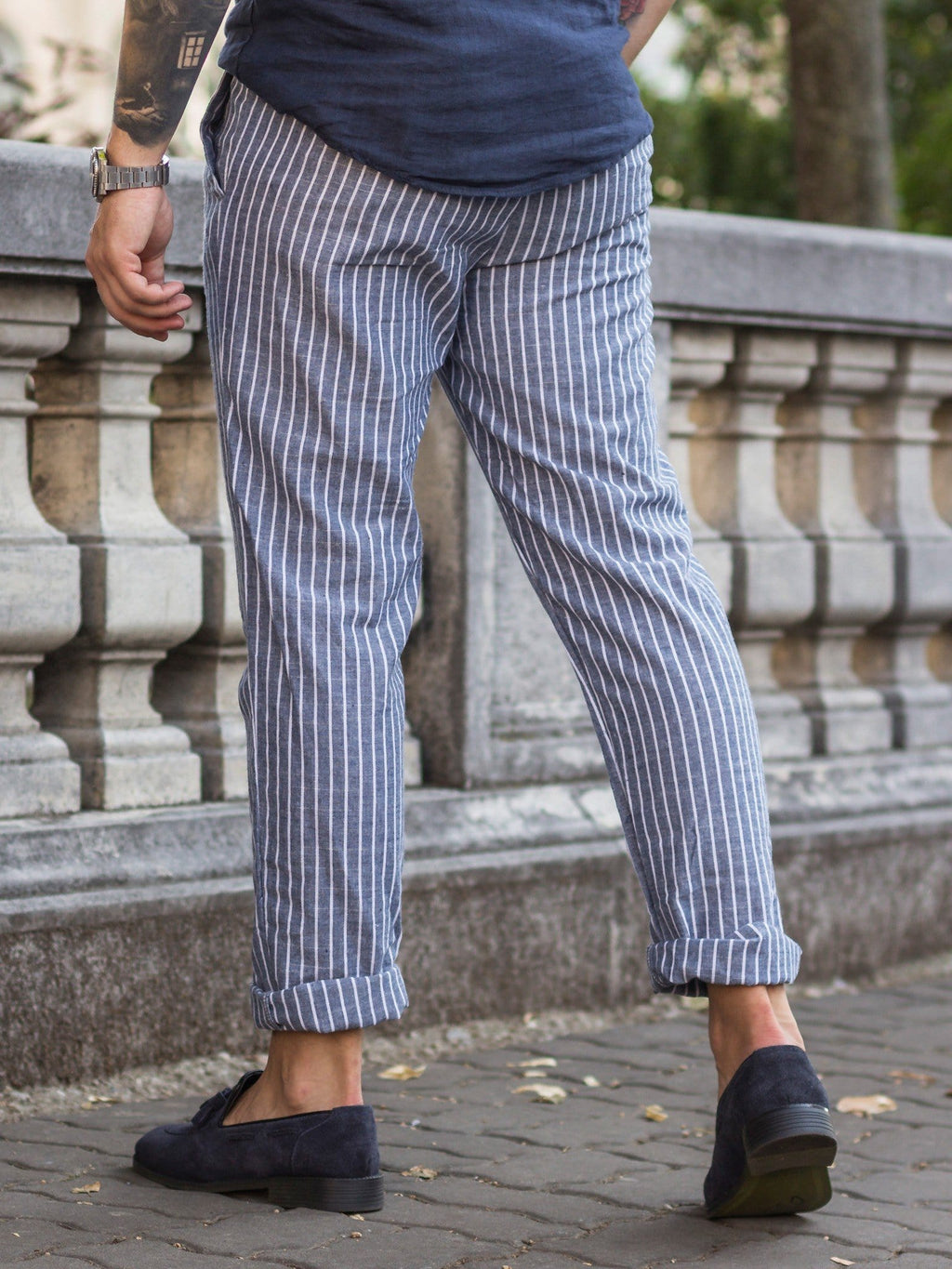Pantaloni casual in blue