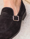 Pantofi Piele Intoarsa TC Black