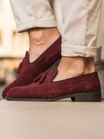 Pantofi Piele Intoarsa TC Visinii