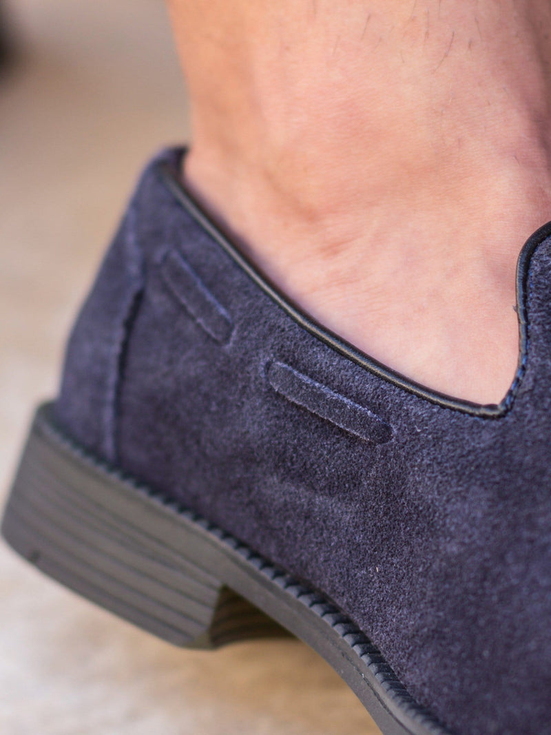 Pantofi Piele Intoarsa TC Blue