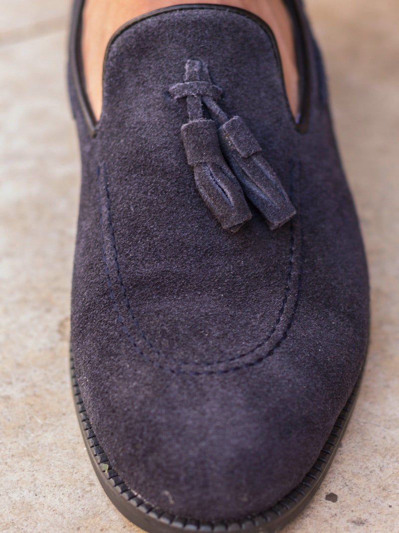 Pantofi Piele Intoarsa TC Blue