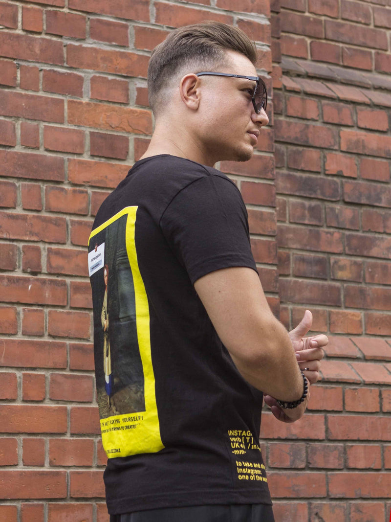 Tricou Ask Me Black