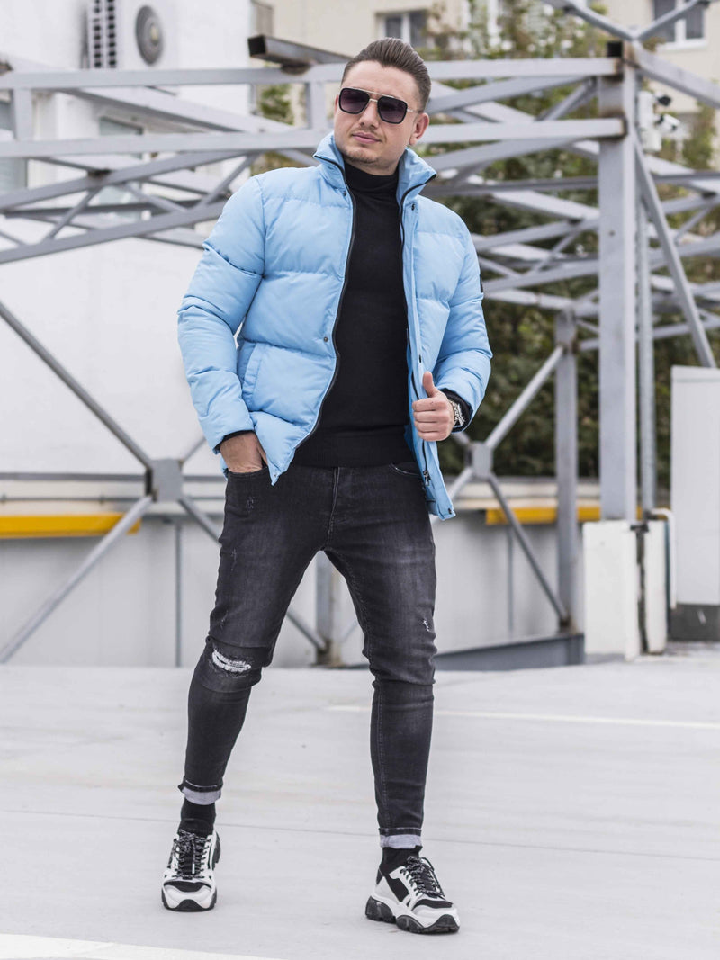Geaca Premium Designer Baby Blue