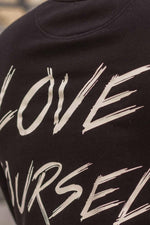 Compleu Love Yourself ALL BLACK (Tricou Cadou)