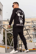 Compleu RICHIE RICH ALL BLACK (Tricou Cadou)