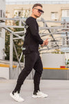Compleu RICHIE RICH ALL BLACK (Tricou Cadou)