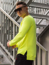 Bluza Asimetrica DOLLAR LIPS Neon Green