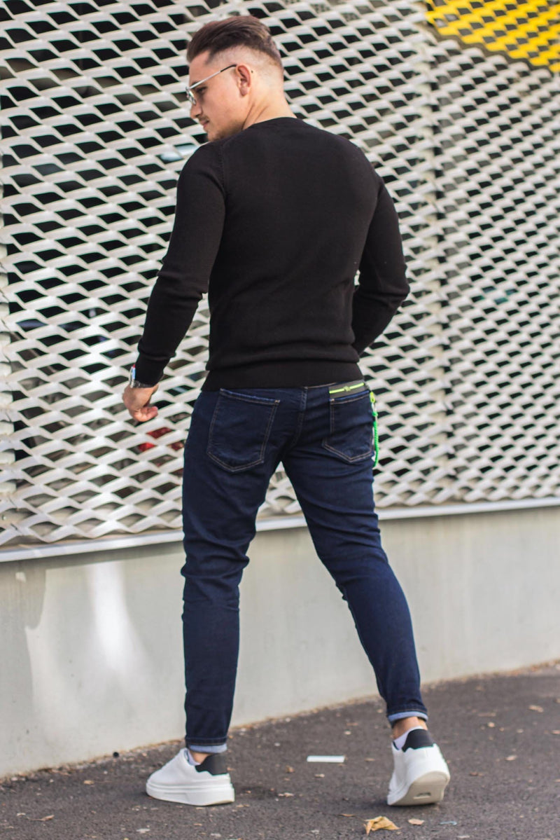 Pulover Texturat TM01 Negru