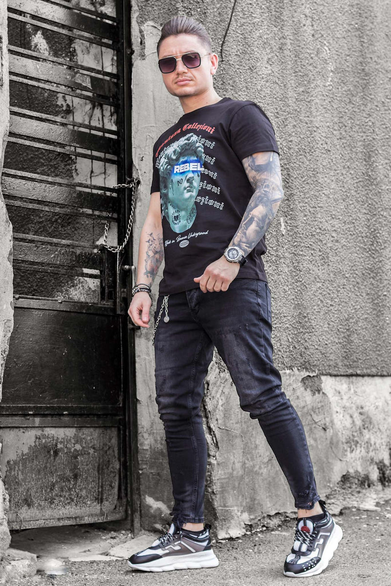 Tricou REBEL Black