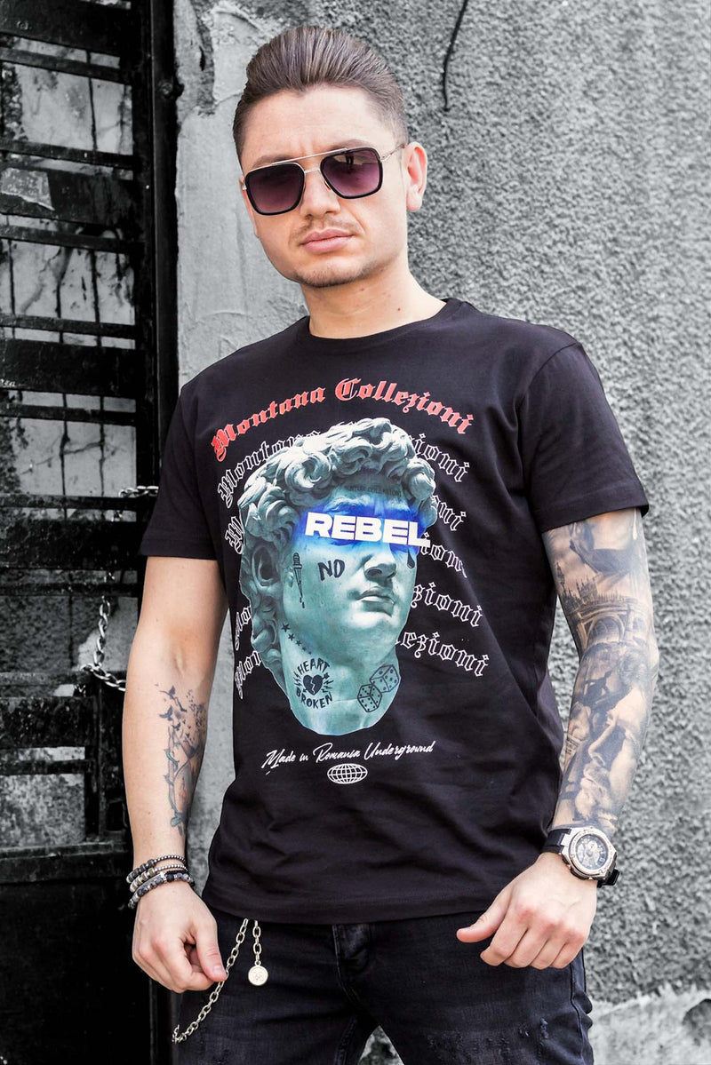 Tricou REBEL Black