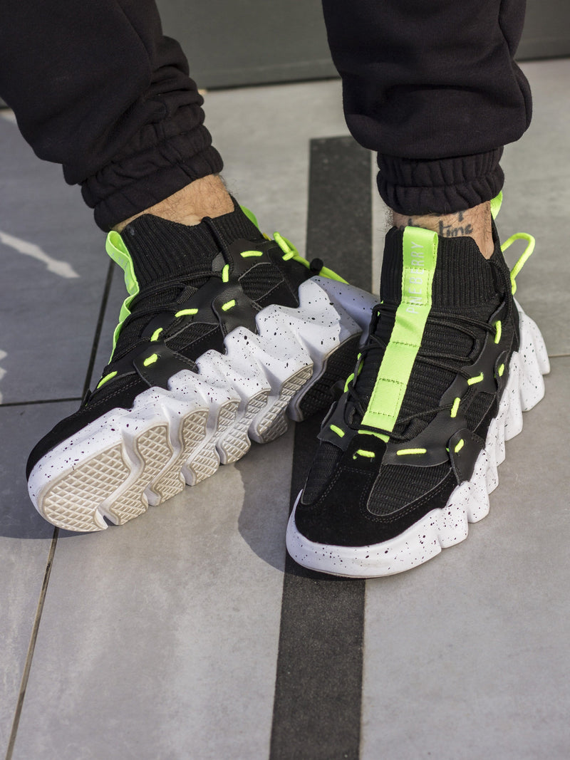 Sneakers Lift Neon-Black
