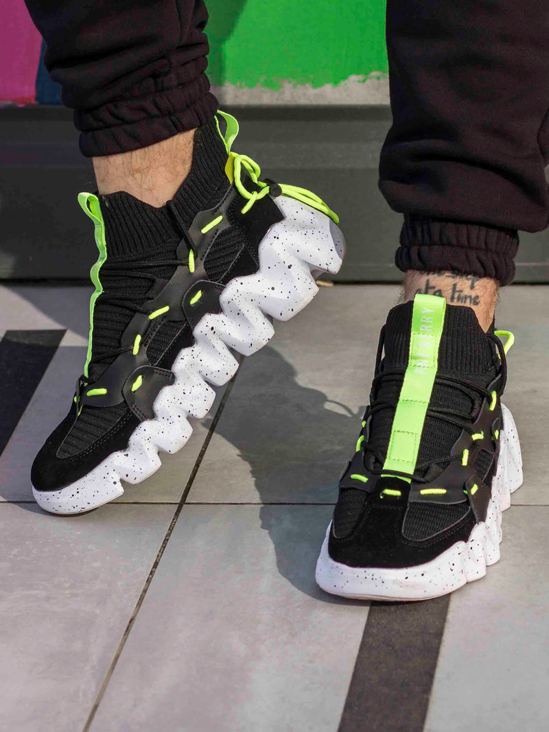 Sneakers Lift Neon-Black