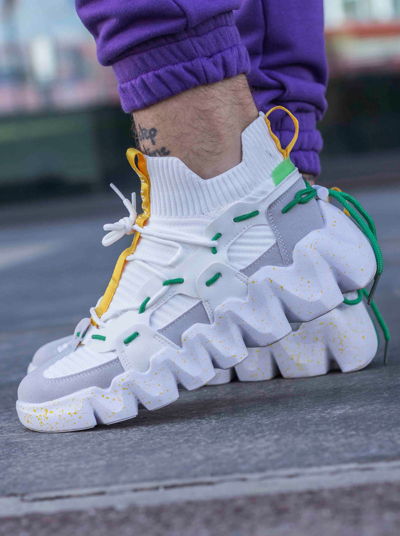 Sneakers Lift Neon-White