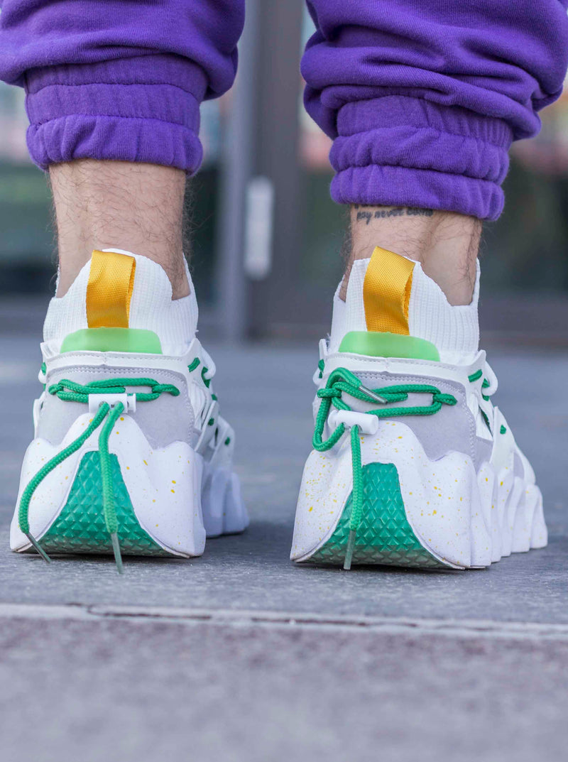 Sneakers Lift Neon-White