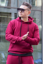 Hanorac Montana OV Bordo