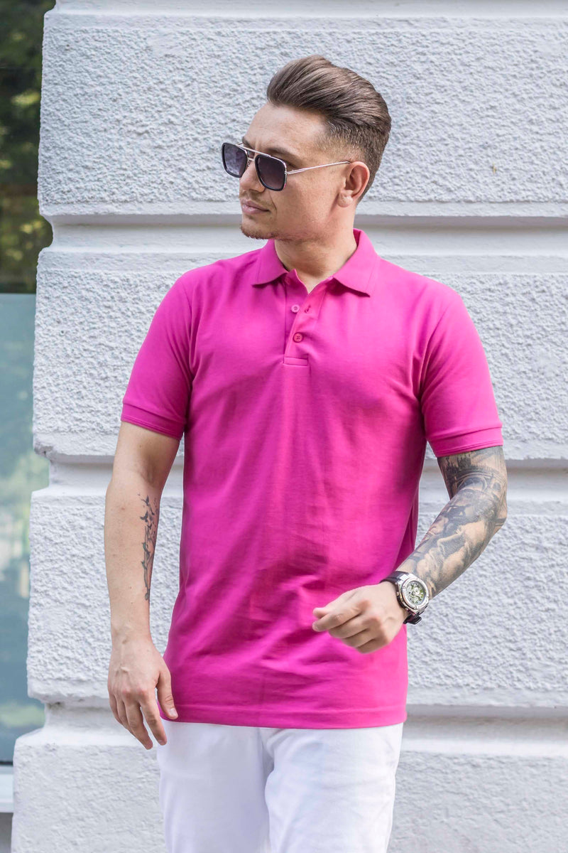 Tricou Polo Purpuriu