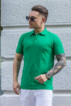 Tricou Polo Verde Mediu