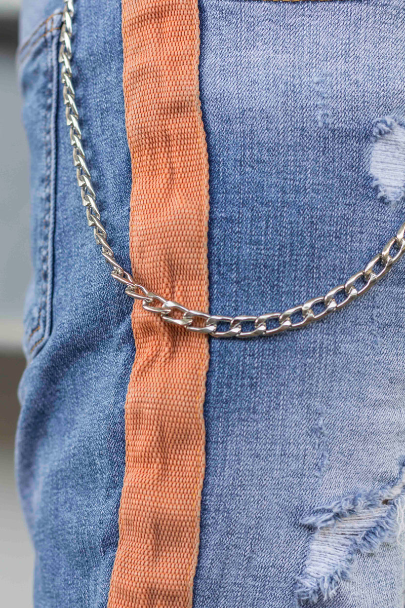 Blugi Scurti Orange Line