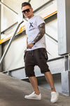 Pantaloni Fashion din fâș  MESH Brown