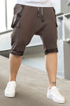 Pantaloni Fashion din fâș  MESH Brown