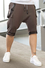 Pantaloni Fashion din fâș  MESH Brown