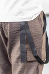 Pantaloni Fashion din fâș  MESH Brown