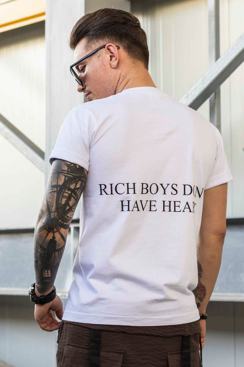 Tricou RICH BOY White