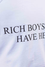 Tricou RICH BOY White