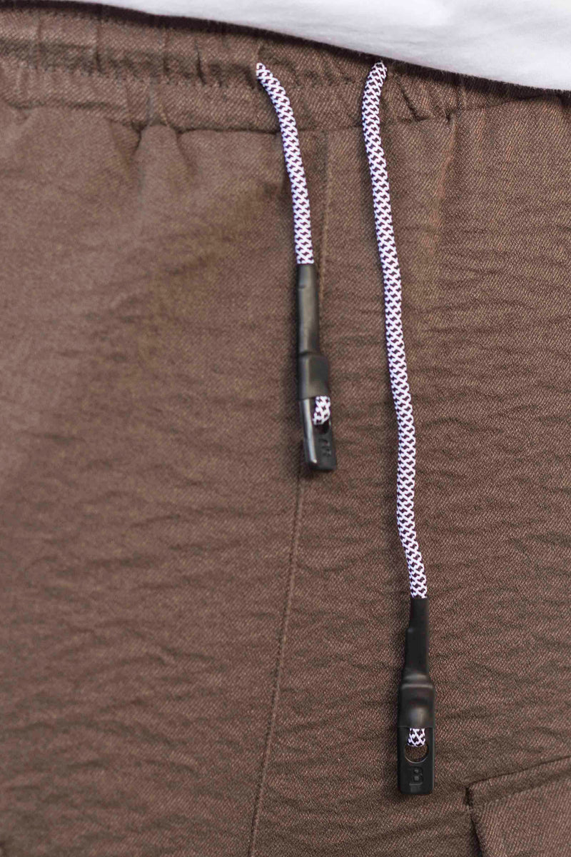 Pantaloni Fashion din fâș LOW Brown