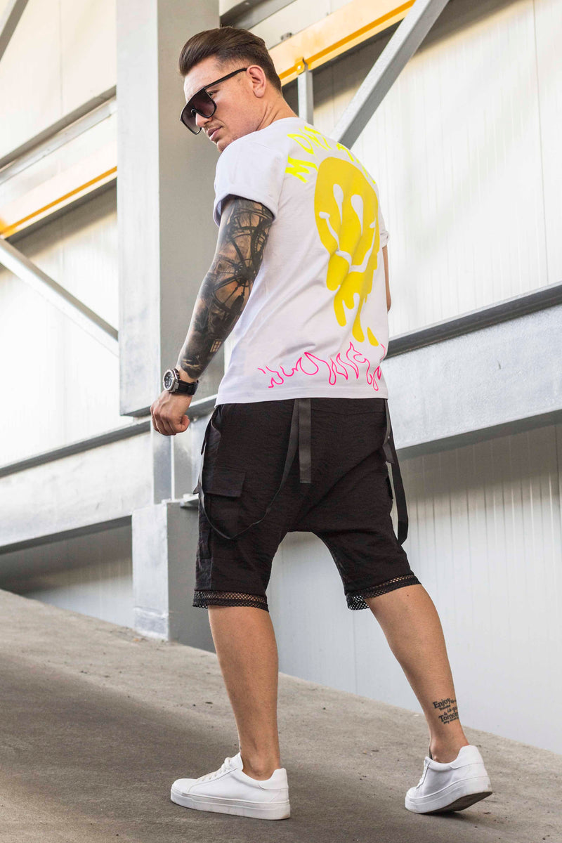 Pantaloni Fashion  din fâș MESH Black