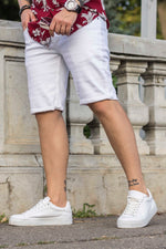 Pantaloni Scurti DQ White