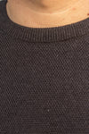 Pulover Texturat Slim 6833 Antracit