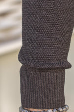 Pulover Texturat Slim 6833 Antracit